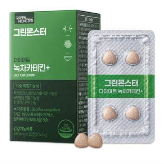 Green Monster Diet 14 in 1 Green Tea Catechin+ 28 Tablets