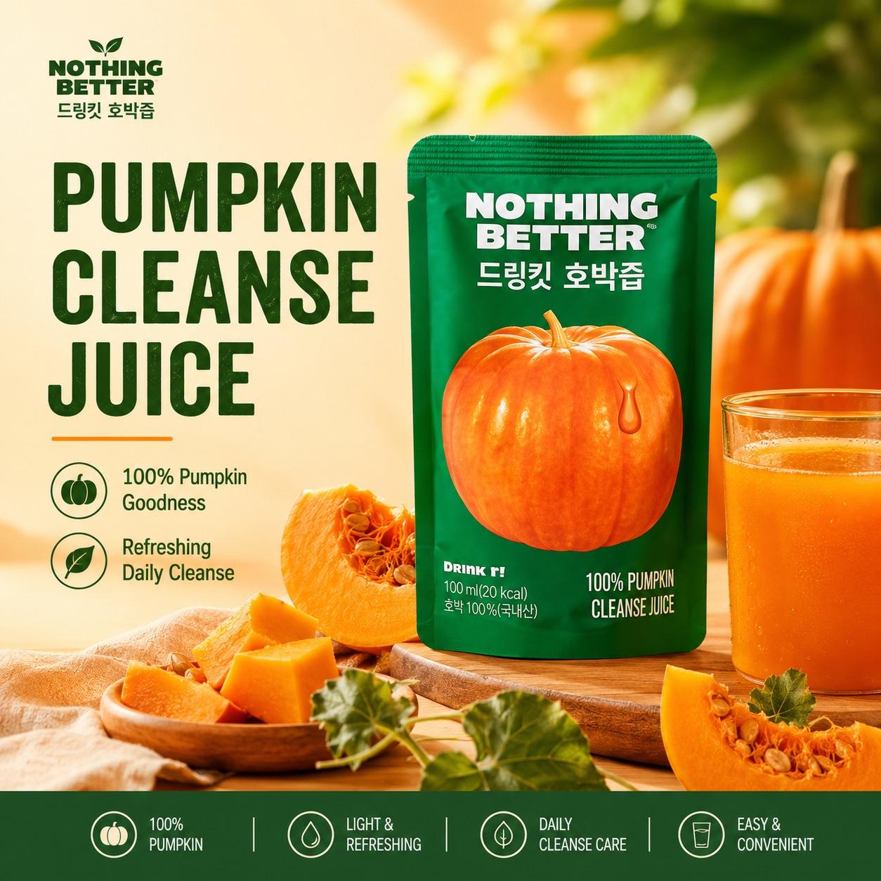 NOTHING BETTER Drink It Pumpkin Cleanse Juice 100ml