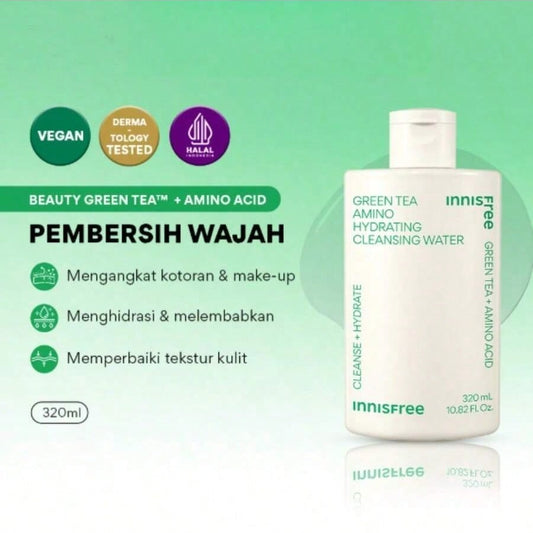 Innisfree Green Tea Amino Hydrating Cleansing Water 320ml *2023 NEW