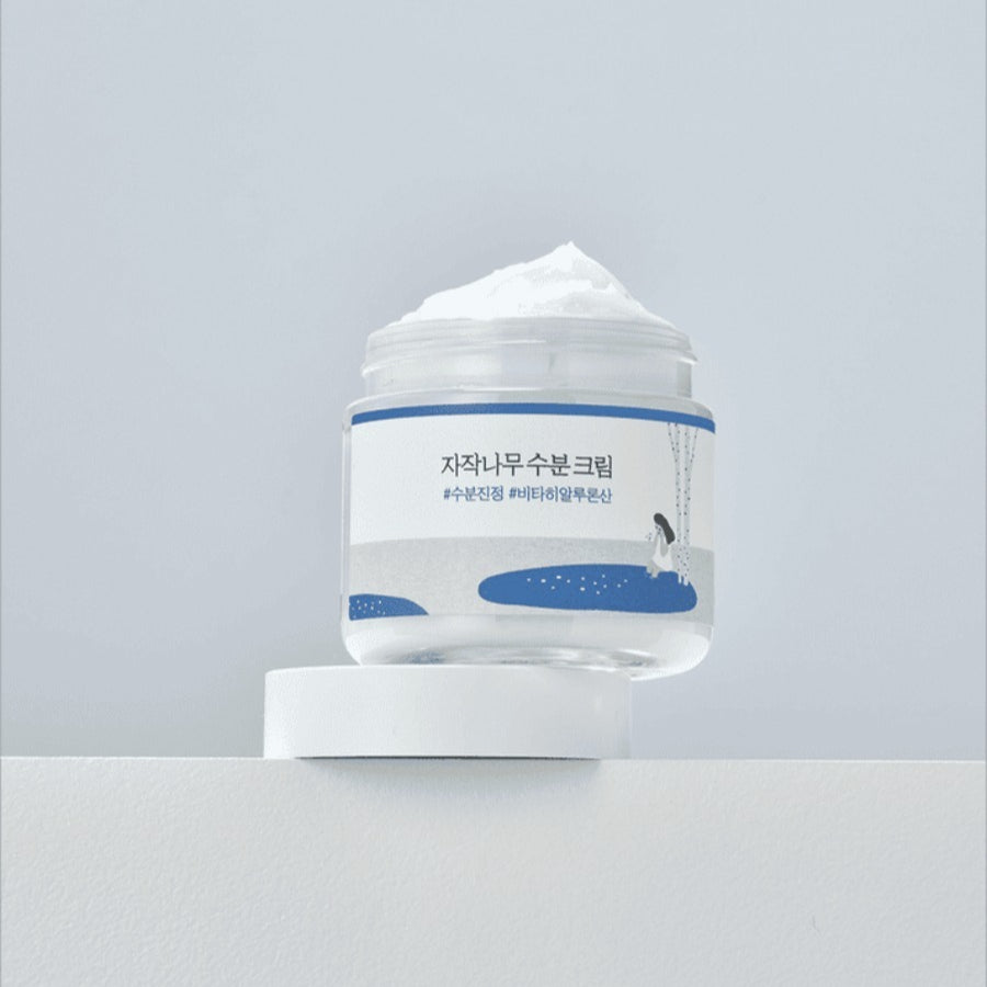 ROUND LAB Birch Juice Moisturizing Cream 80ml / 2.7 Fl.Oz – Deep Hydration, Lightweight Face Moisturizer, Soothing, Sensitive Skin, Oil-Free, Nourishing, Fast-Absorbing, Skin Barrier Repair