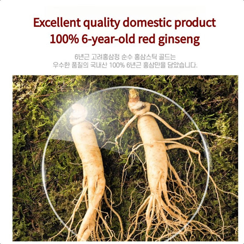 BOTO Korean 6-year-old Red Ginseng Extract Pure Stick Gold 10g X 30 Sticks / 10g*100 Sticks