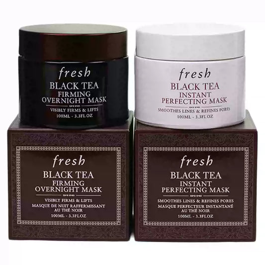 Fresh black tea instant perfecting mask black fresh tea firming overnight mask100ml new