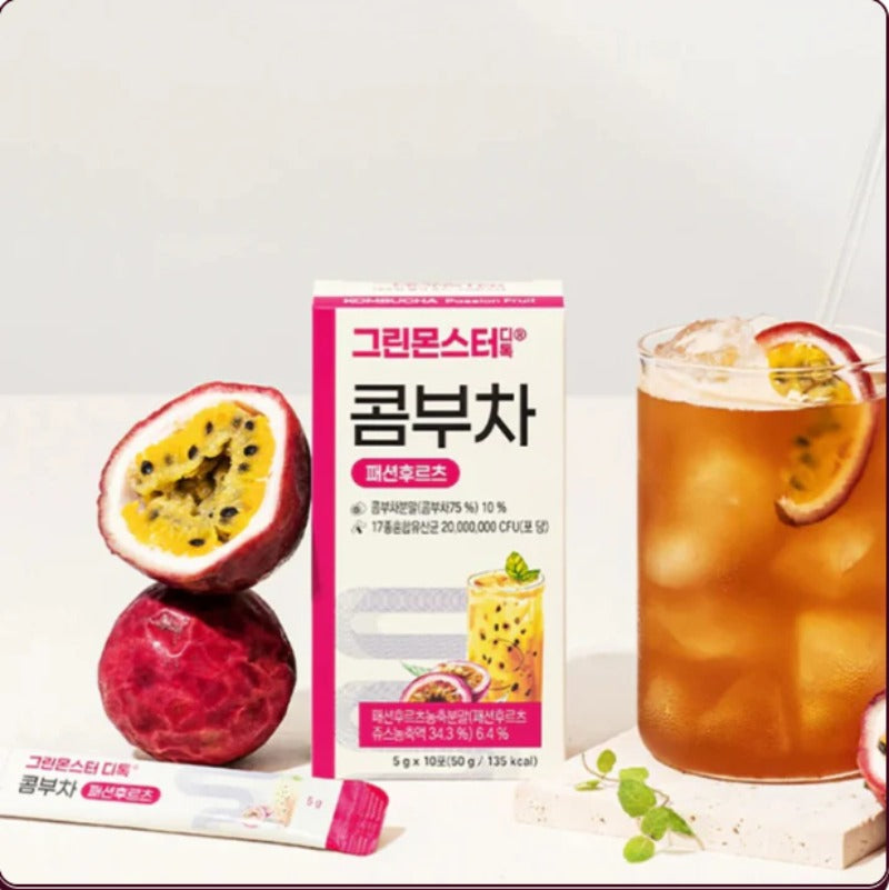Green Monster D-toc Kombucha Fashion Fruits 5g x 10pcs