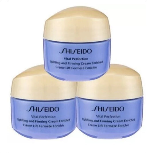 SHISEIDO Vital Perfection Uplifting Firming Cream Enriched ◆15mLX3◆ NEW