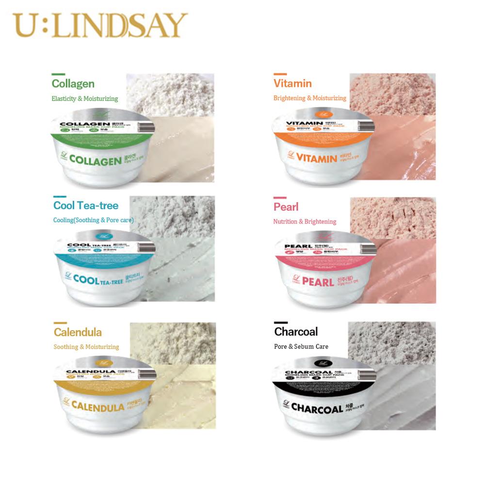 Lindsay Vitamin Modeling Mask Cup Pack 8 types Single Mud Mask
