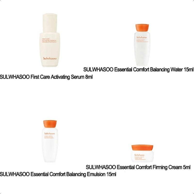 SULWHASOO Essential Comfort Daily Routine (6 Items) Skin Care Set