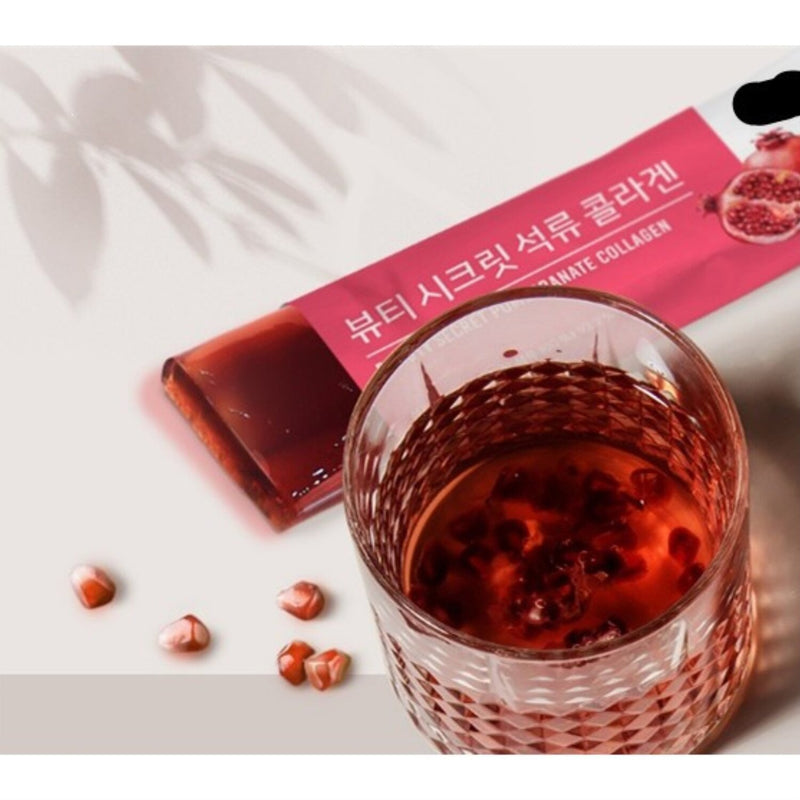 BOTO Beauty Secret Pomegranate Collagen Jelly 20g X 15 Sticks