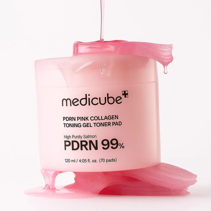 Medicube PDRN Pink Collagen Toning Gel Toner Pad 70pads