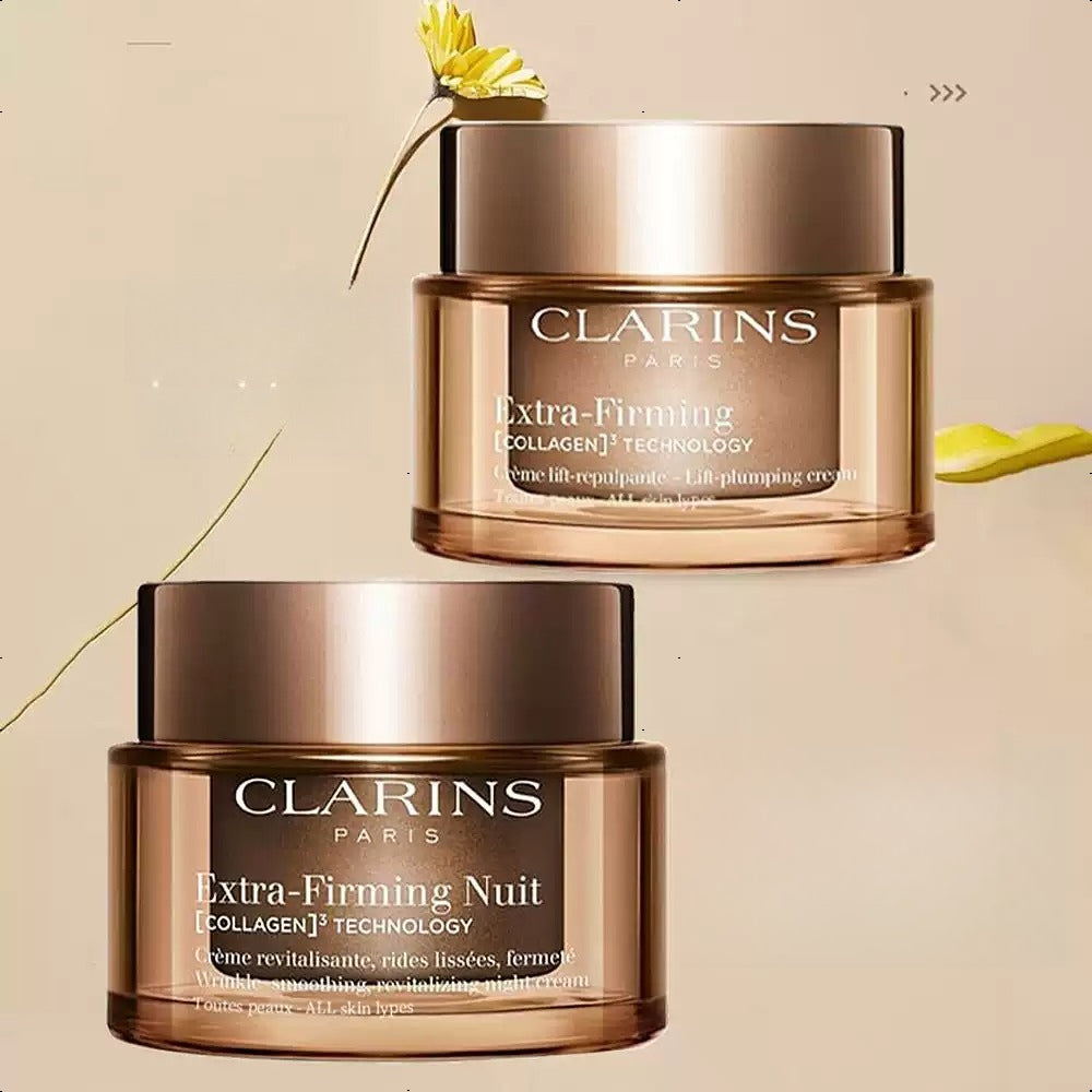 New Clarins Extra-Firming Day Night Cream Visibly Lift Firm Lift Effect All Type Skin 50ml