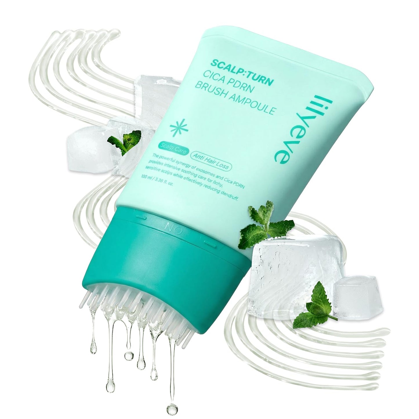 lilyeve Scalp Turn Cica PDRN Brush Ampoule 100ml