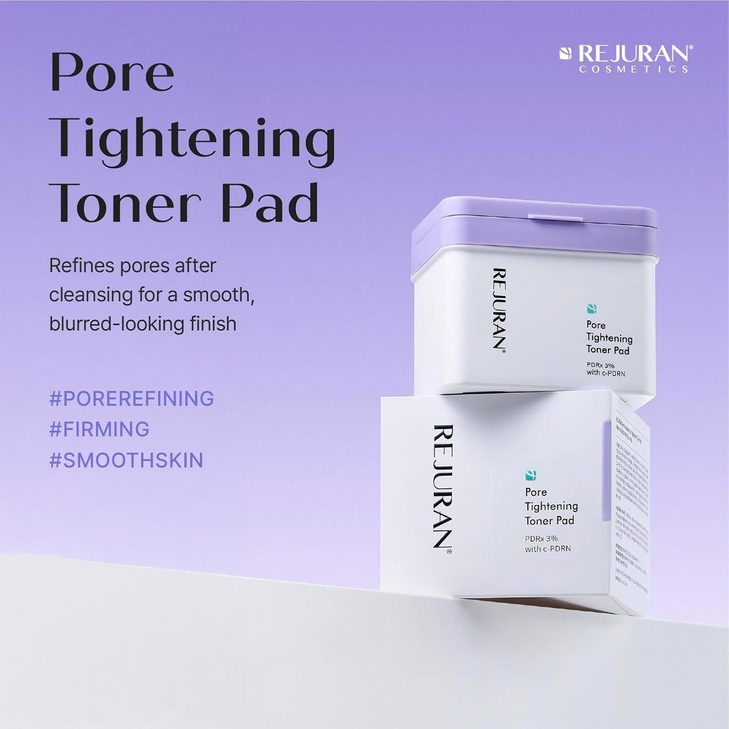 REJURAN Derma Healer Pore Tightening Toner Pad 220ml (60P) double Pack