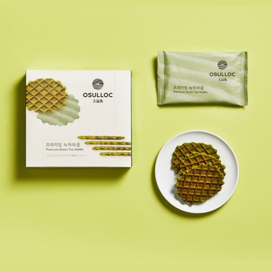 Osulloc Premium Green Tea Waffle 72g