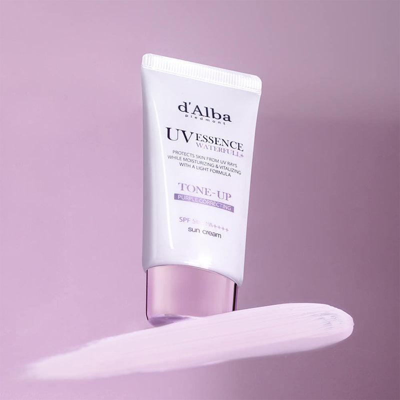 d'Alba Waterfull Purple Correcting Tone-Up Sun Cream SPF50+PA++++ 50ml