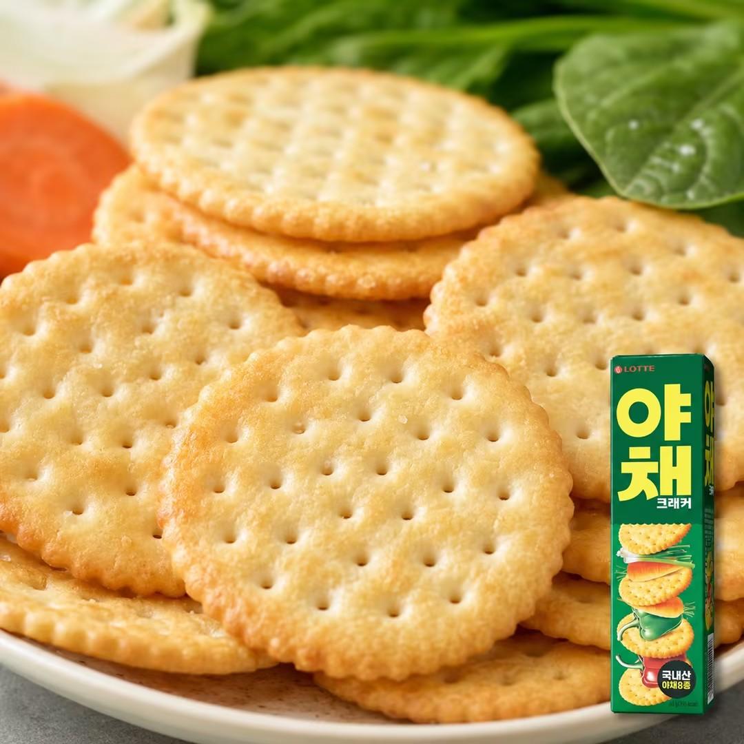 Lotte Wellbeing Vegetable Crackers 83g