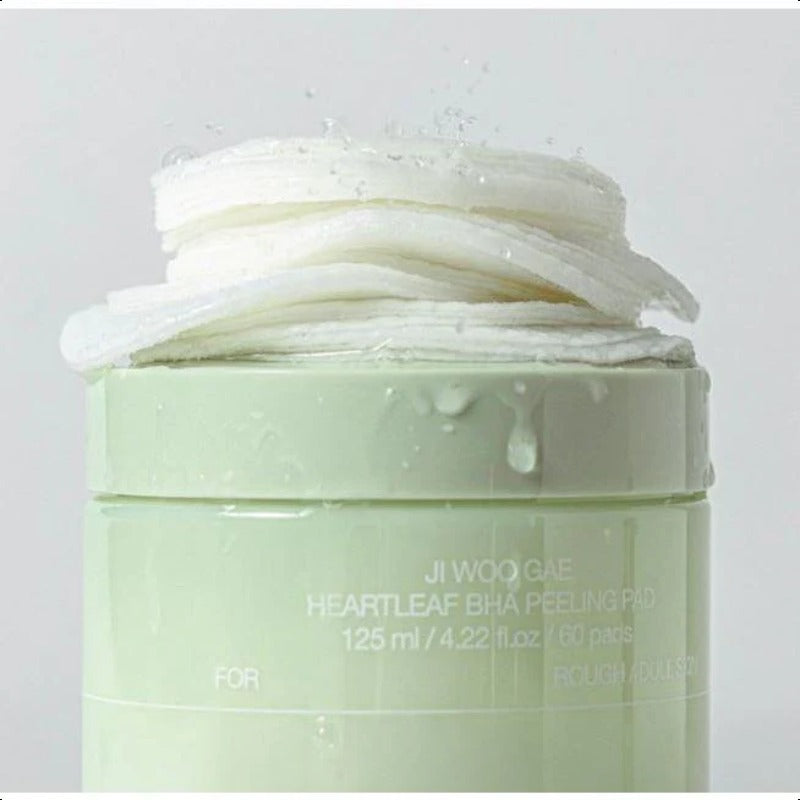 CELIMAX Jiwoogae Heartleaf BHA Peeling Pad 125ml 60pads