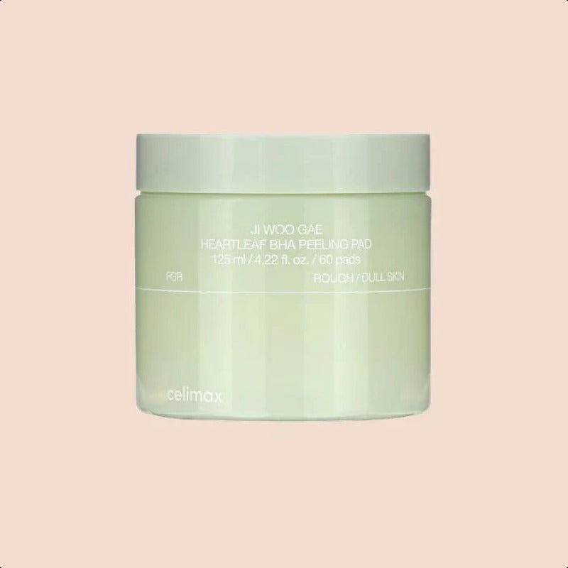CELIMAX Jiwoogae Heartleaf BHA Peeling Pad 125ml 60pads