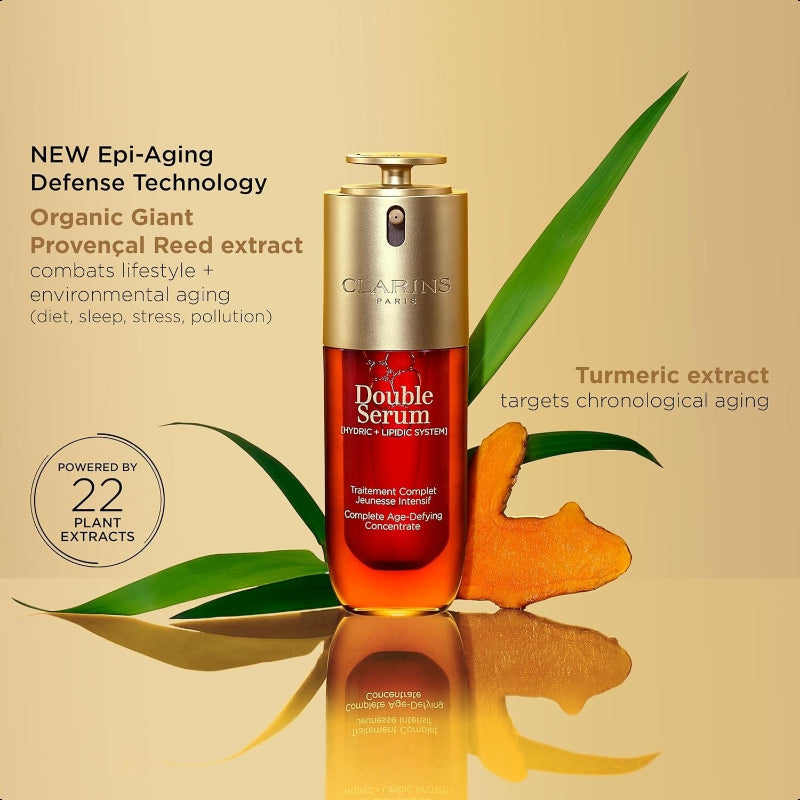 Clarins Double Serum Hydric + Lipidic System Complete Age Defying -