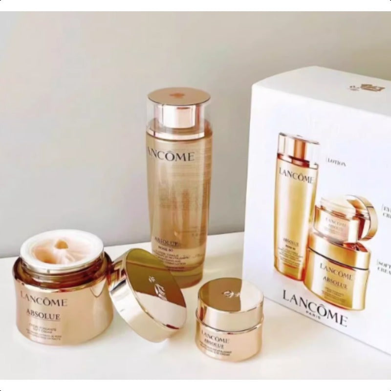 Lancôme Absolue 3-Piece Set (New Version) 150ml water  & 60ml refreshing face cream & 20ml eye cream