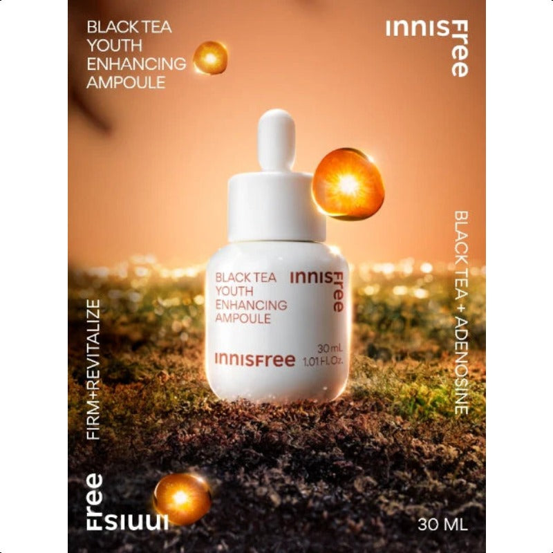 innisfree Black Tea Youth Enhancing Ampoule 30ml from Korea