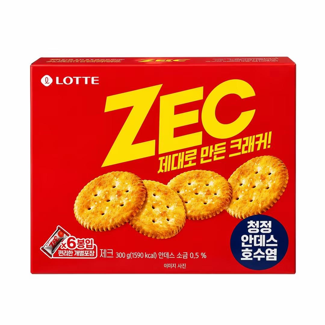 Lotte ZEC Salty Soda Crackers 300g