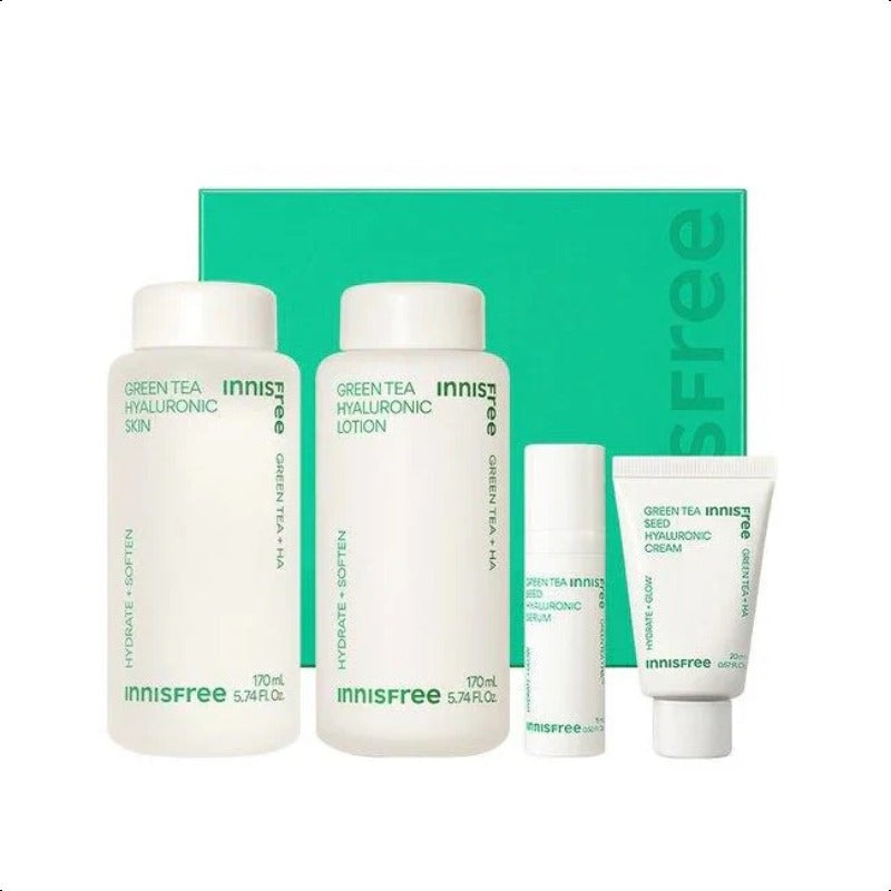 Innisfree Green Tea Hyaluronic Skin care Set