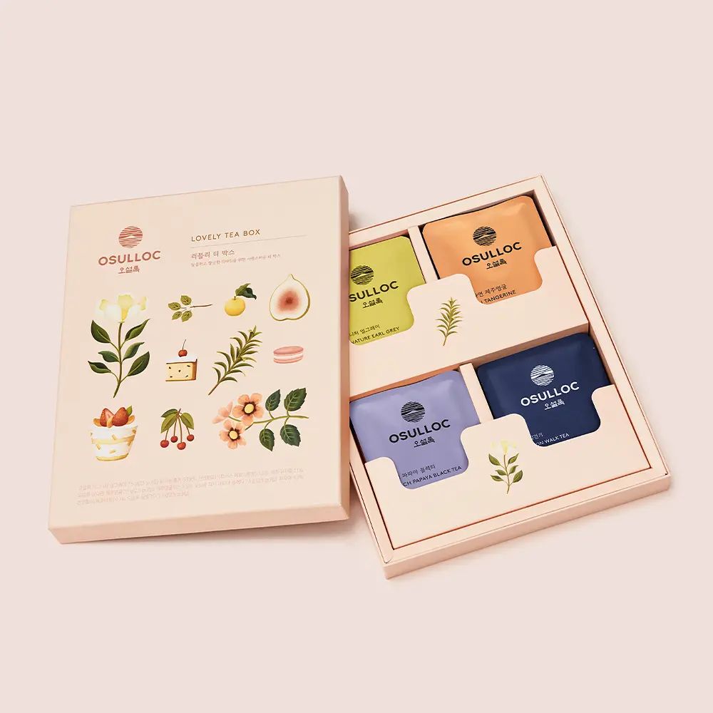 OSULLOC Lovely Tea Box Assorted Tea Gift Box 2.5g*12bag