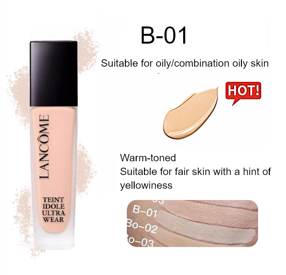 Lancôme Teint Idole Ultra Wear Foundation PO-01 10ml Sample & B-01 & P-01 2nd Gen & PO-01 4 colors