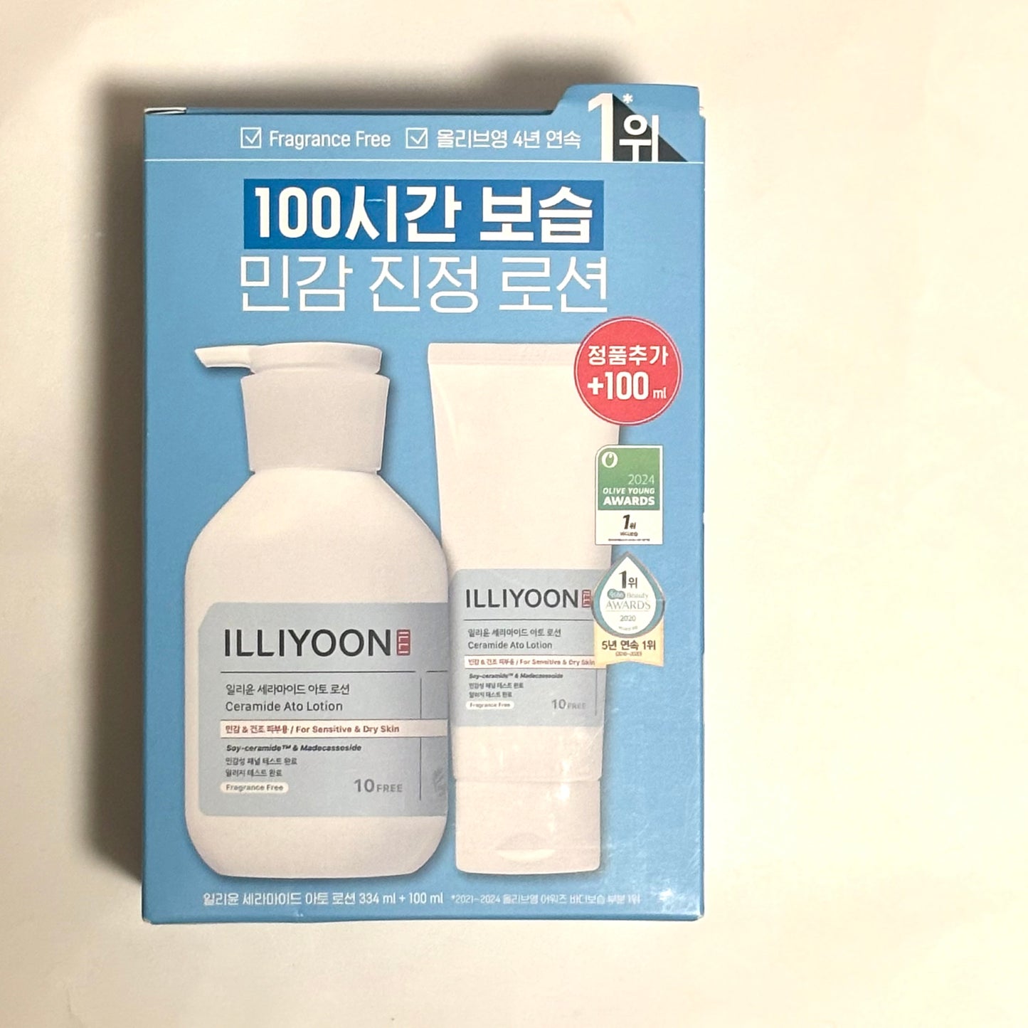 ILLIYOON Ceramide Ato Lotion 334ml+100ml