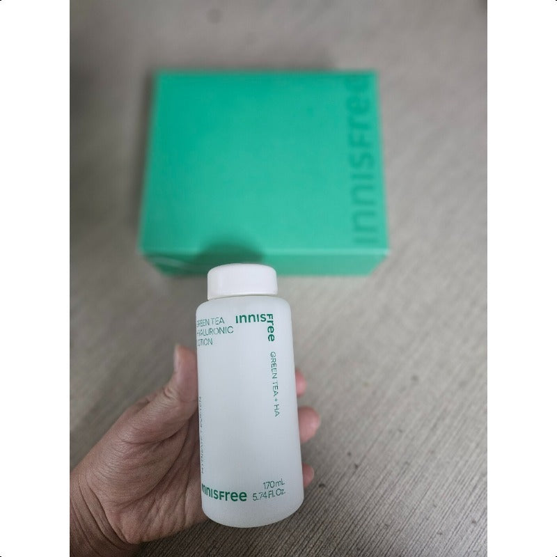 Innisfree Green Tea HYALURONIC Skin Care Set Toner Lotion K-Beauty