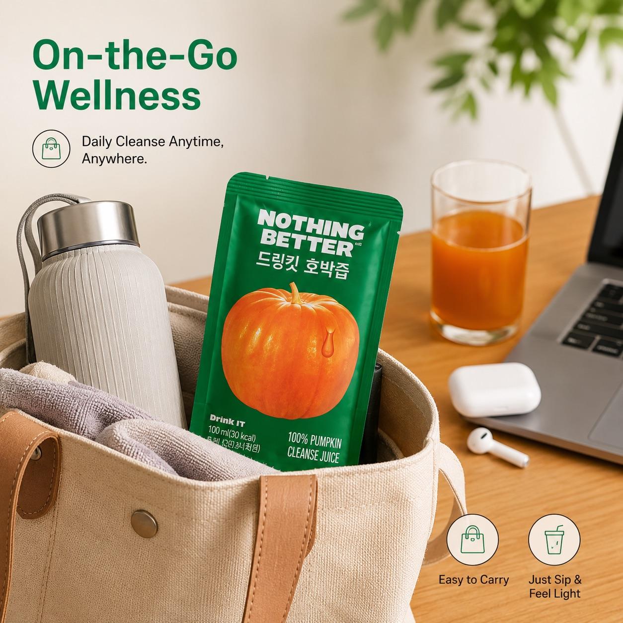 NOTHING BETTER Drink It Pumpkin Cleanse Juice 100ml