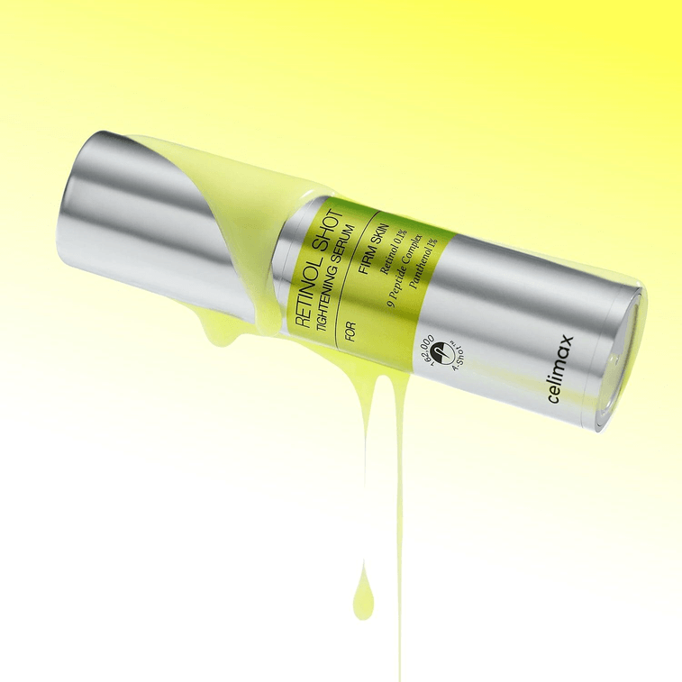 Celimax Retinol Firming Microcrystal Serum 30ml x2, Anti-Aging, Refine Pores & Brighten Skin