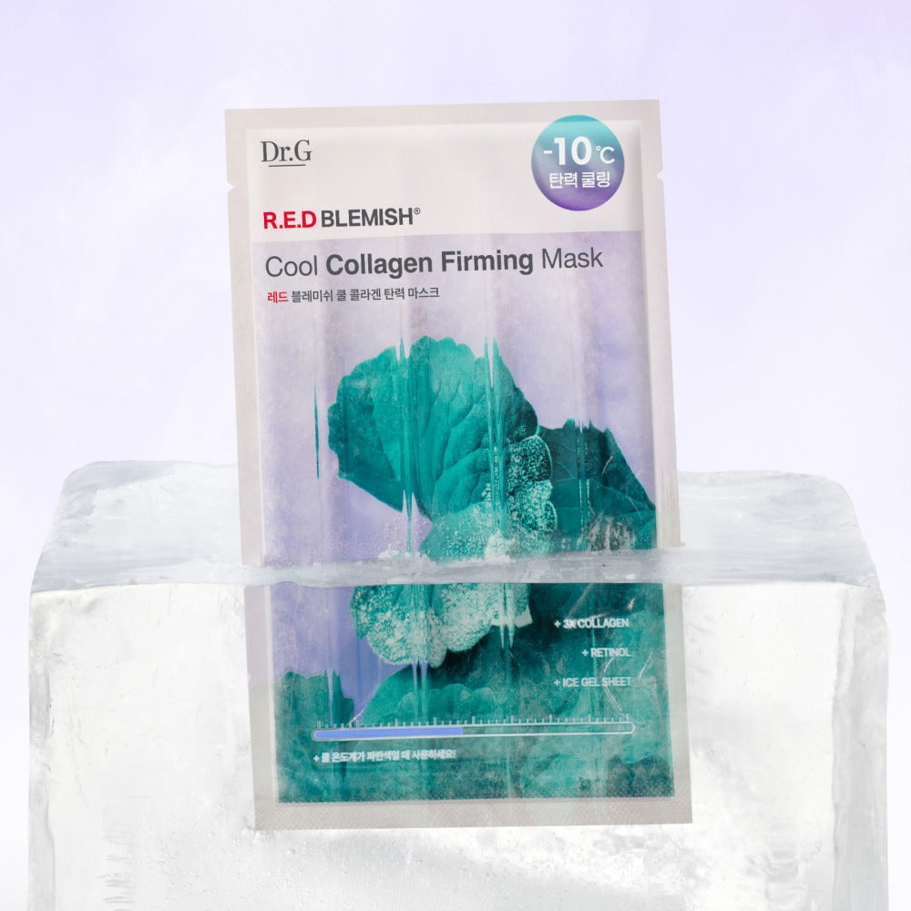 Dr.G - R.E.D Blemish Cool Collagen Firming Mask Set 30g*10sheets