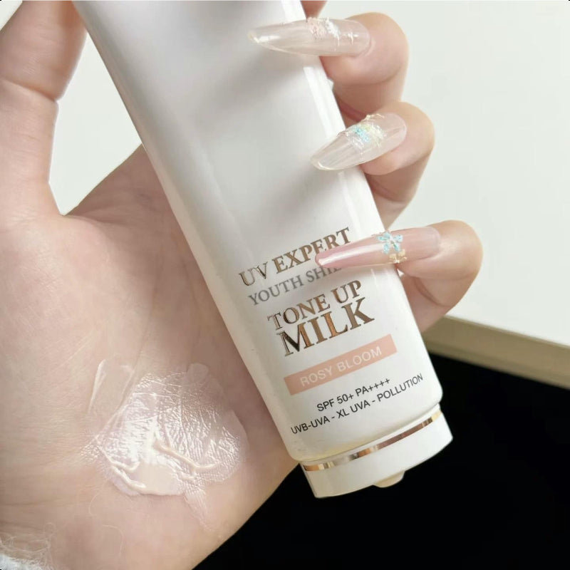 Lancome UV Expert Youth Shield Tone Up Milk SPF 50+ PA++++ Rosy Bloom  50ml