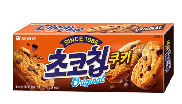 ORION 好丽友巧克力味曲奇饼干104g