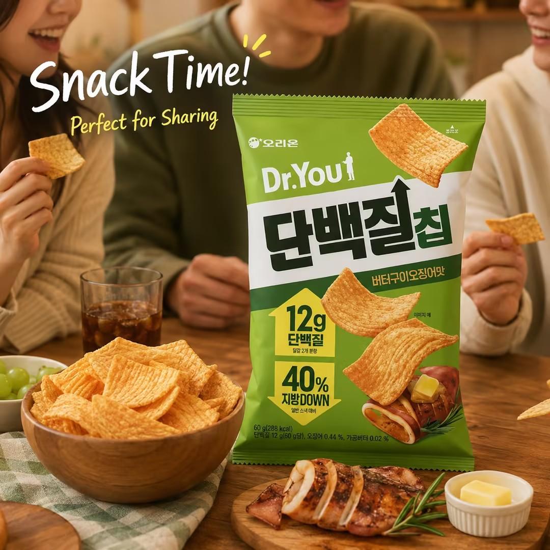 Orion Dr.You Protein Chip Butter Grilled Squid 60g