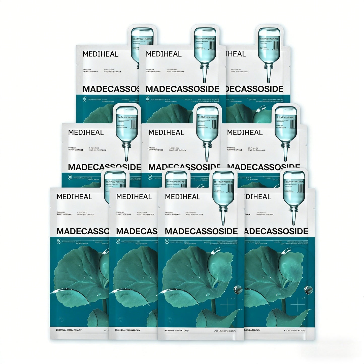 Mediheal Madecassoside Essential Sheet Mask Blemish Repair 11 Pcs.Enhancing Moisture Barrier & Skin Texture Care.