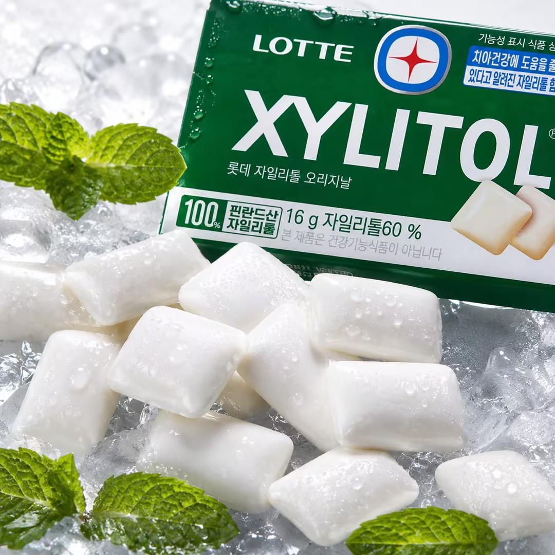 Lotte Xylitol Chewing Gum 16g Long‑lasting fresh flavour, xylitol formula for refreshing your mouth