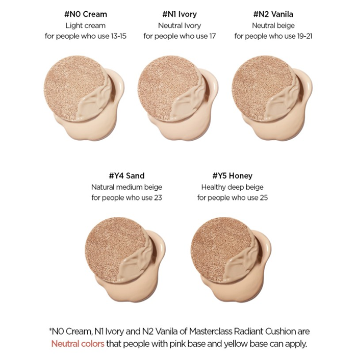 JUNG SAEM MOOL Masterclass Radiant Cushion (Refill included) SPF 50+/PA+++