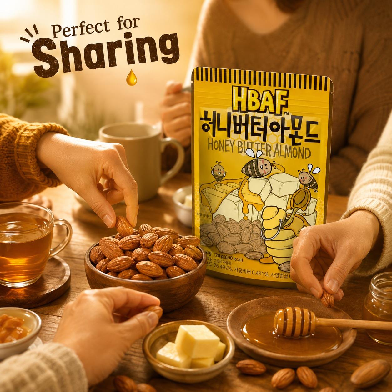 HBAF Honey Butter Almond 120g