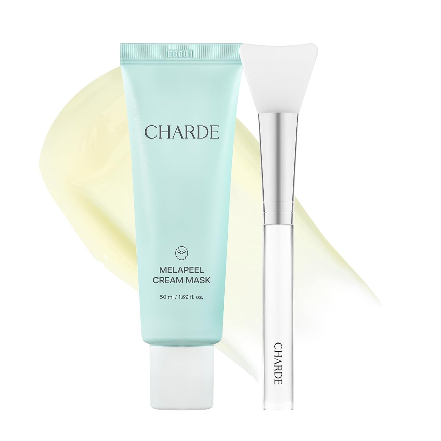 CHARDE Melapeel  Peel Off Cream Mask 50ml, for Dark Spots, Cream-to-Clear Mask for Brighter