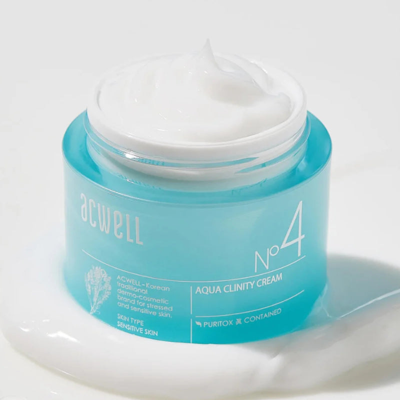 ACWELL N4 Aqua Clinity Cream 50ml | Sensitive Skin Repair Hydrating Cream