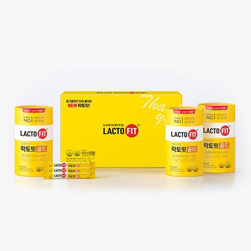 Chong Kun Dang Health LACTO FIT Probiotics Gold 100g*3boxes