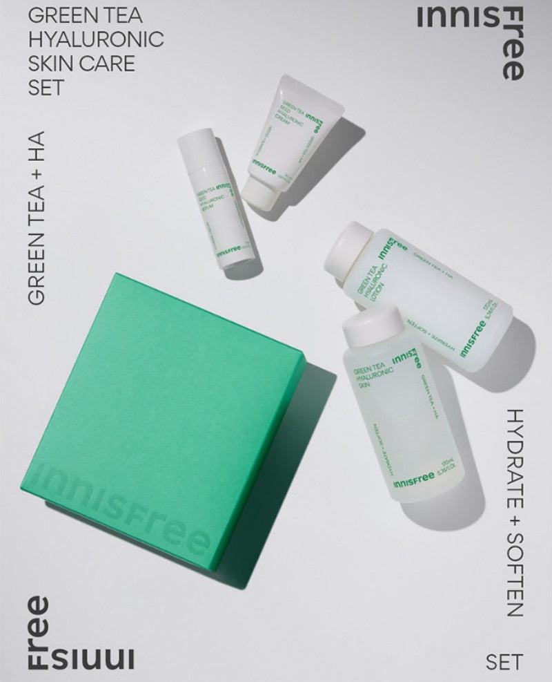 Innisfree Green Tea Hyaluronic Skin care Set