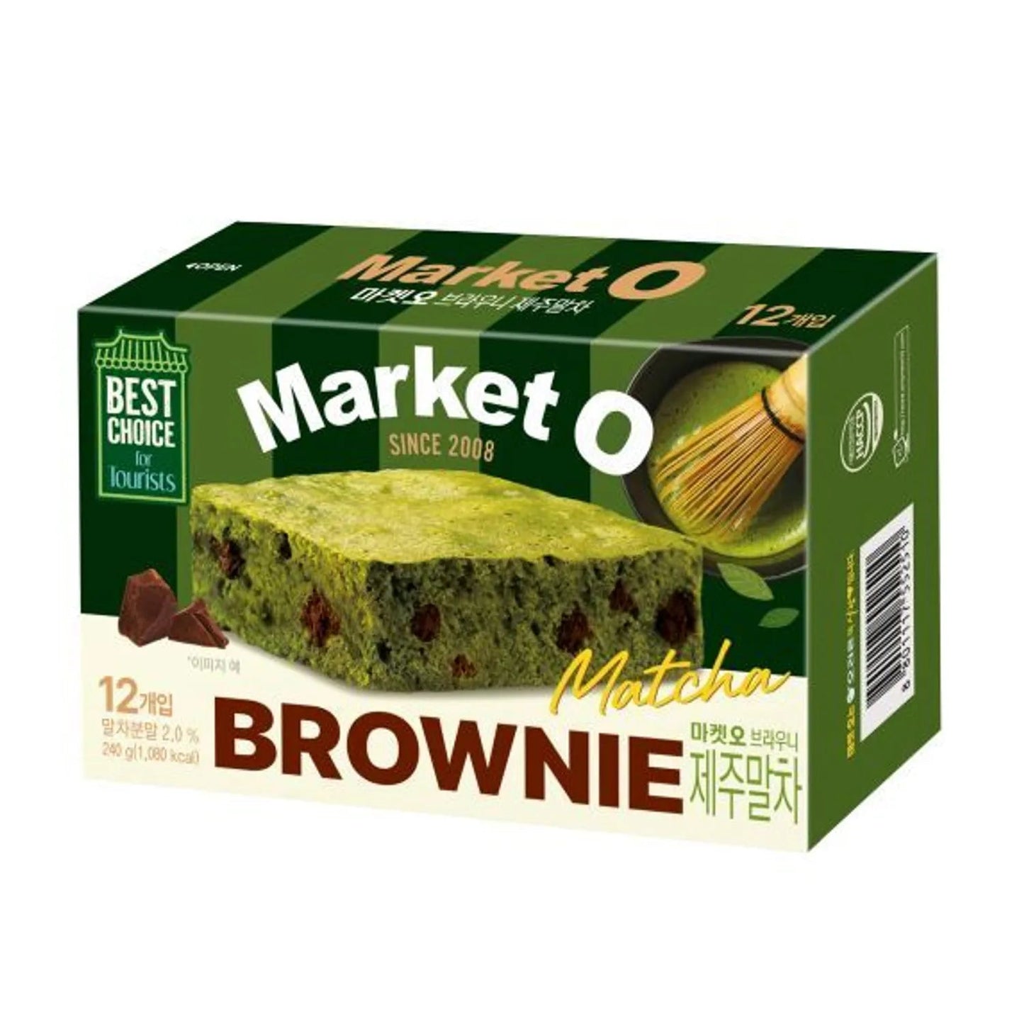 Market O Brownie Jeju Matcha 12P/box