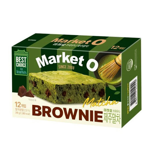Market O Brownie Jeju Matcha 12P/box
