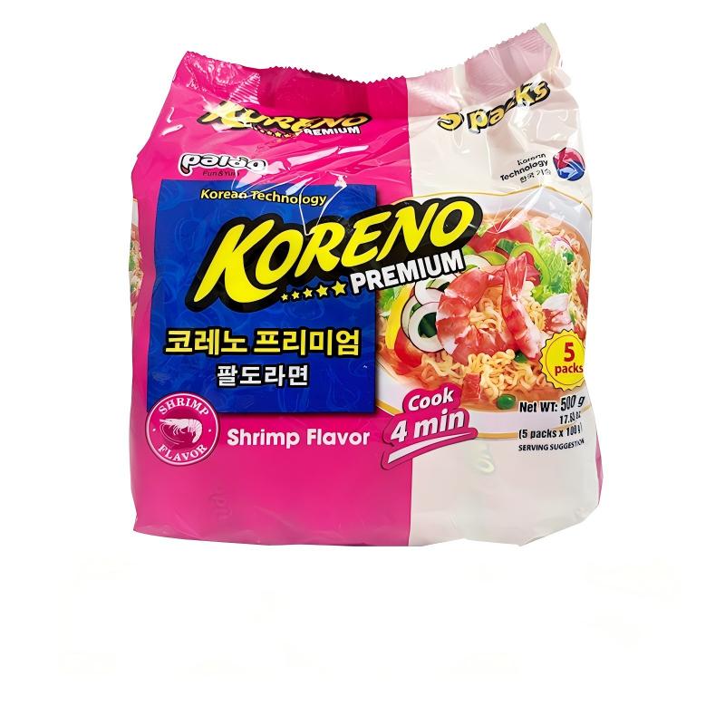 PALDO Soup Noodle Multi-Pack 100g*5, 2 flavors | Rich Soup Flavor, Chewy Noodle Texture, Convenient Instant Food