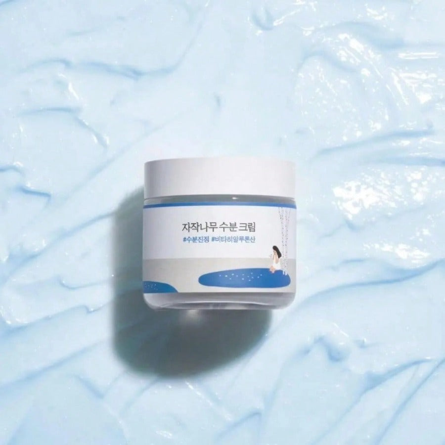 ROUND LAB Birch Juice Moisturizing Cream 80ml / 2.7 Fl.Oz – Deep Hydration, Lightweight Face Moisturizer, Soothing, Sensitive Skin, Oil-Free, Nourishing, Fast-Absorbing, Skin Barrier Repair