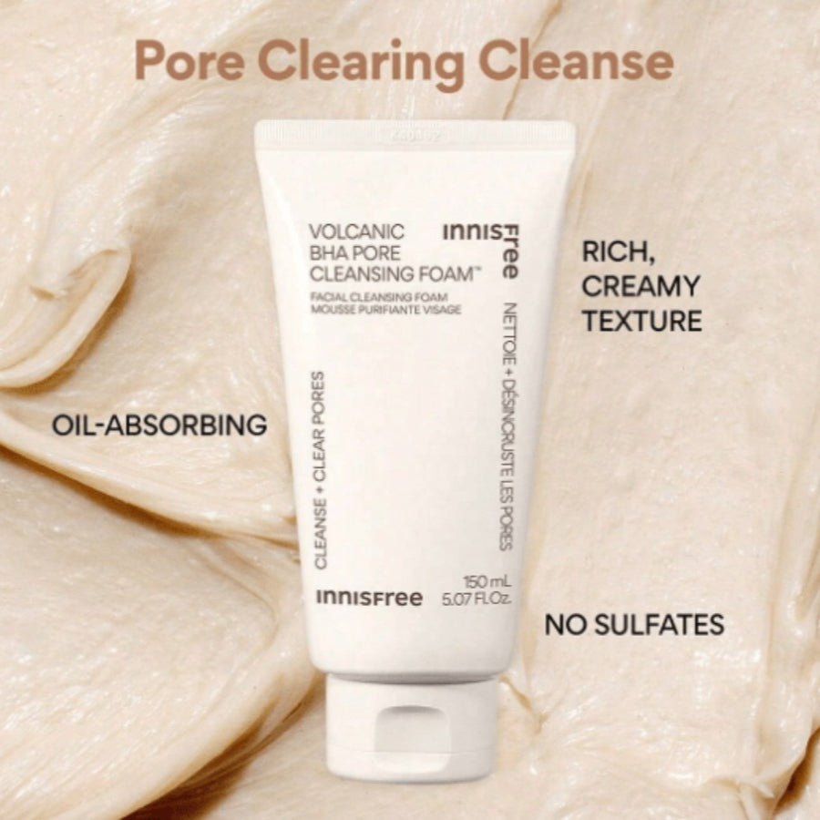 Innisfree Apple Seed Cleansing Cream 150ml/23NEW Bija Trouble-New Cleansing Foam 150ml/Cleanser #NEW Volcanic Pore 150g/Cleanser #NEW Green Tea 150ml/NEW Apple Seed Cleansing cream 150ml