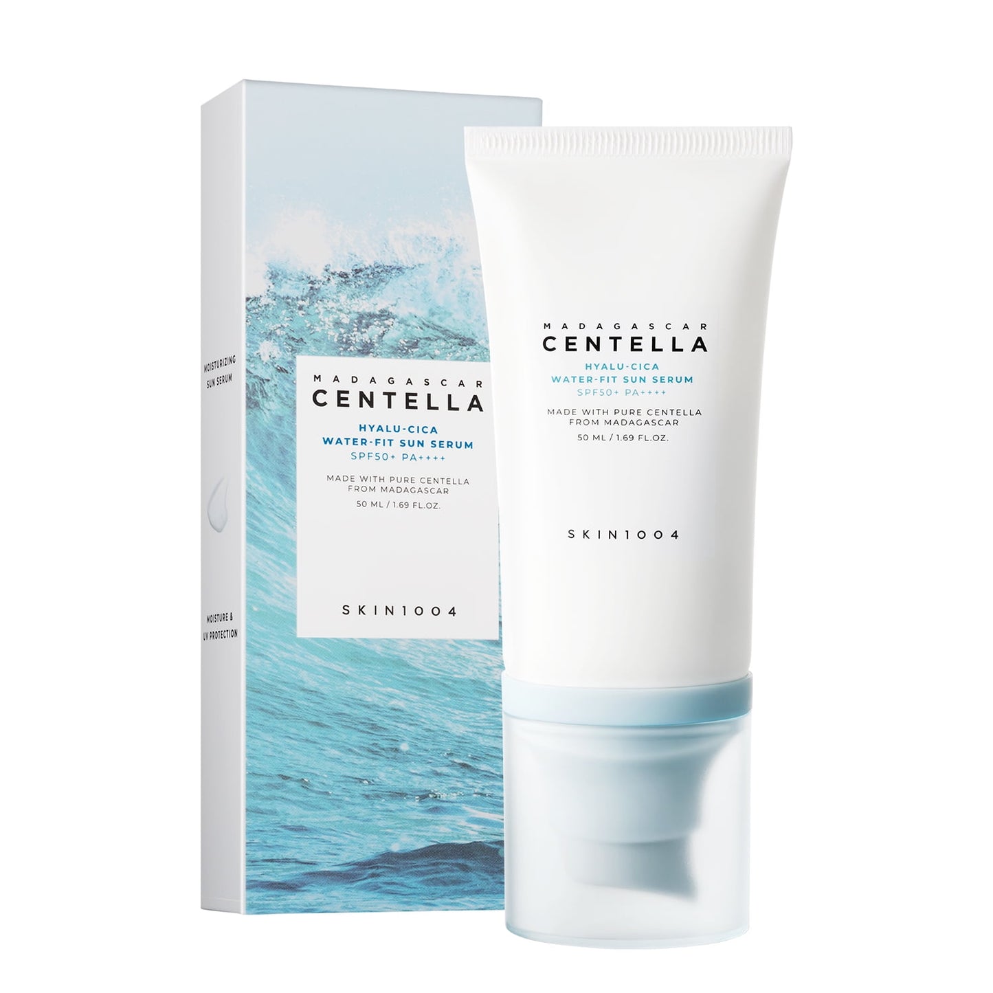 SKIN1004 Madagascar Centella Hyalu-Cica Water-Fit Sun Serum SPF50+PA++++ 50ml dual pack