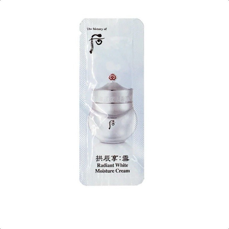 THE WHOO RADIANT WHITE MOISTURE CREAM 1ML X 120PCS
